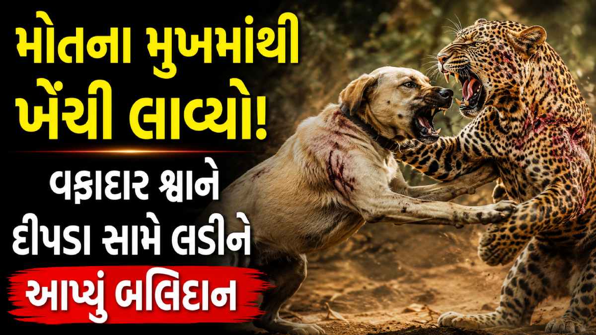 Leopard attack Gujarat